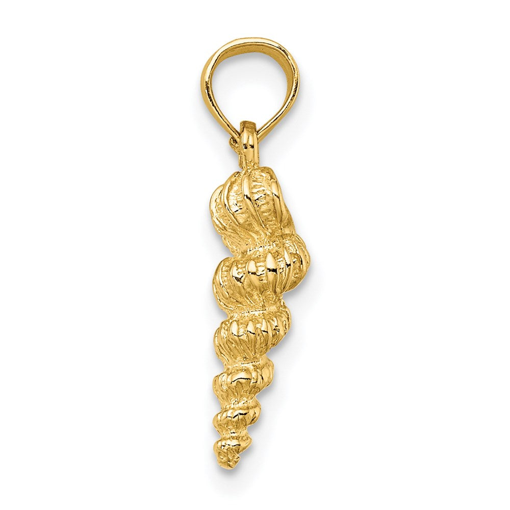 Gold Polished Sea Shell Pendants