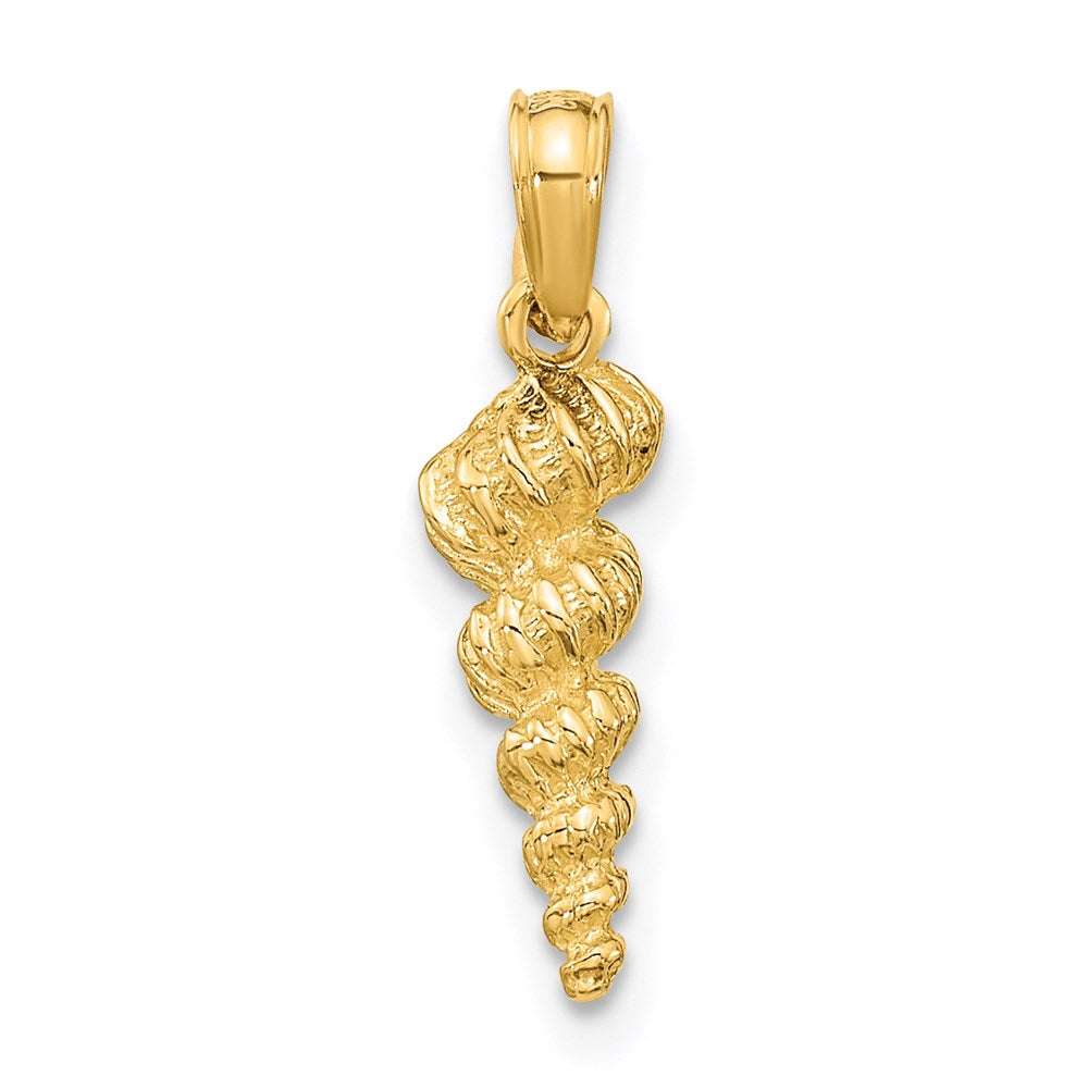 Gold Polished Sea Shell Pendants
