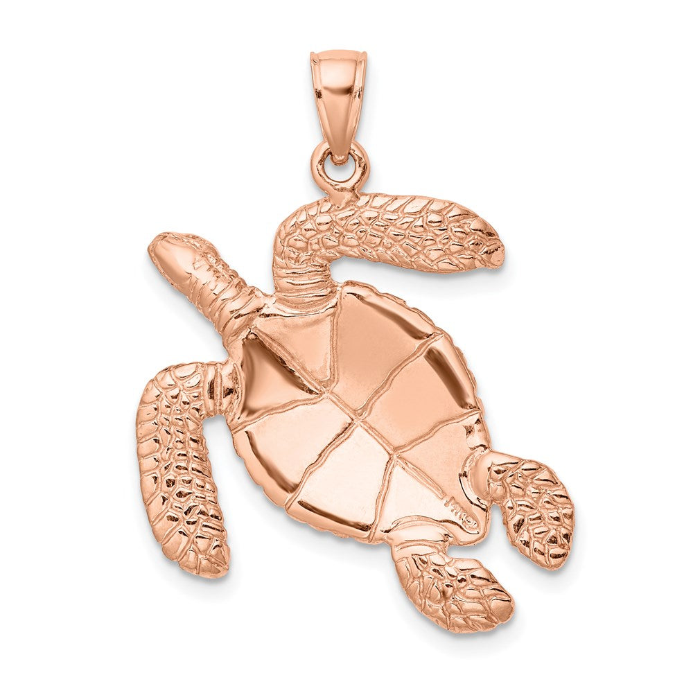 Gold Polished Turtle Pendants