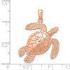 Gold Polished Turtle Pendants