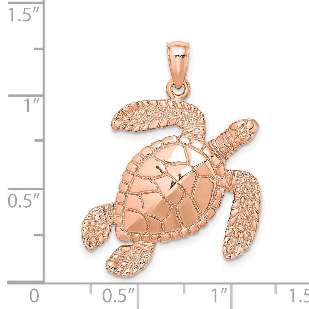 Gold Polished Turtle Pendants