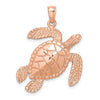 Gold Polished Turtle Pendants