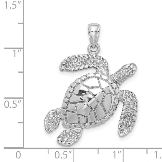 Gold Polished Turtle Pendants