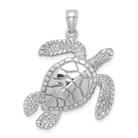 Gold Polished Turtle Pendants