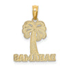 14K BAHAMAS Palm Tree Charm