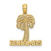 14K BAHAMAS Palm Tree Charm