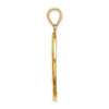 14K ARUBA with Dolphin Sunset In Frame Charm