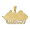 14K Large ST. THOMAS Cruise Ship Charm