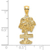 14K ST. THOMAS Palm Tree Charm