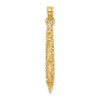 14K 3-D Polished Cruise Ship Charm