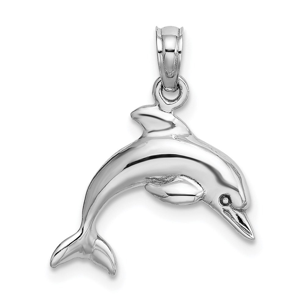 Gold Polished Dolphin Pendants