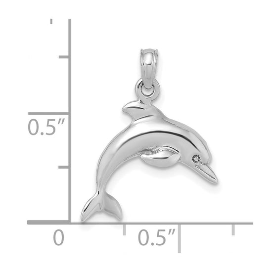 Gold Polished Dolphin Pendants
