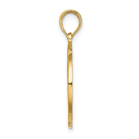 14K OCEAN CITY with Crab Charm