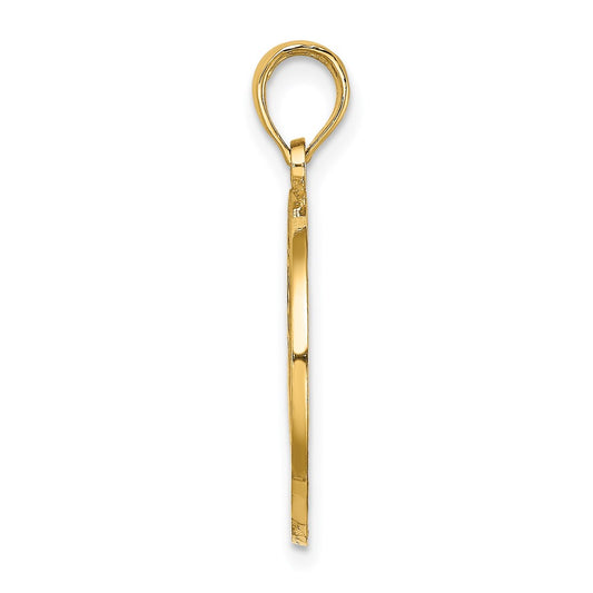 14K OCEAN CITY with Crab Charm