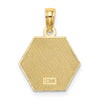 Gold Polished Medical Pendants