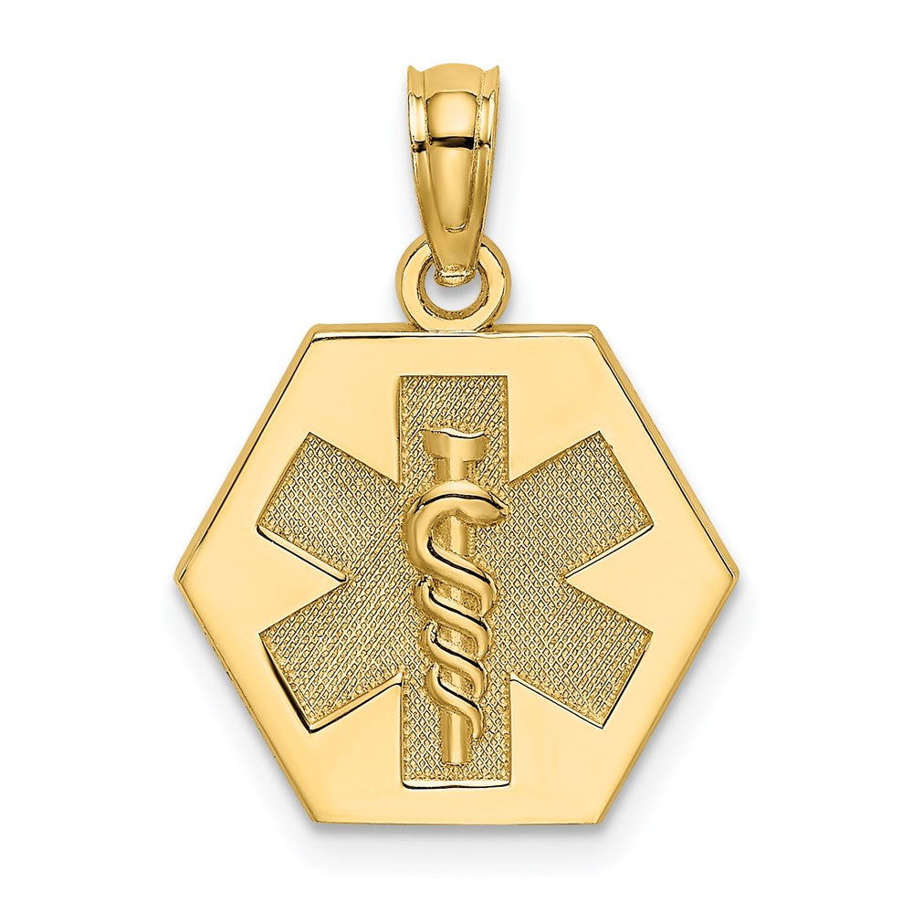 Gold Polished Medical Pendants