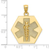 Gold Polished Medical Pendants