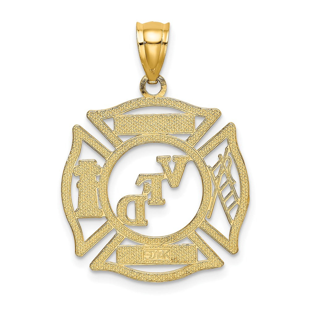 Gold Polished First Responder Pendants