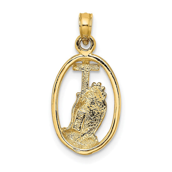 Gold Praying Hands Pendants