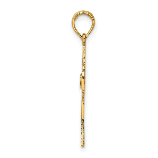Gold Celtic Cross Pendant