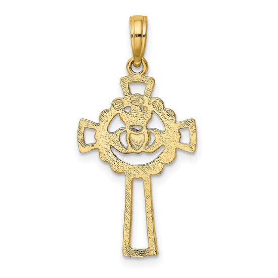 Gold Celtic Cross Pendant