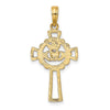 Gold Celtic Cross Pendant