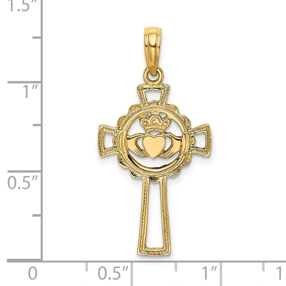 Gold Celtic Cross Pendant