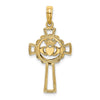 Gold Celtic Cross Pendant