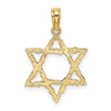 14K Fancy Star Of David Charm