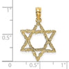 14K Fancy Star Of David Charm