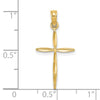 Gold Cross Pendant