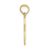 14K Textured Star Of David Charm