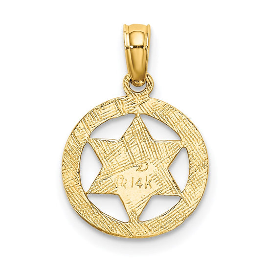 Gold Star of David Pendants