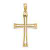 Gold Open Cross Pendant