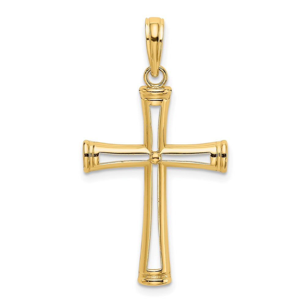 Gold Open Cross Pendant