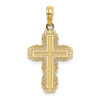 Gold Filigree Cross Pendant