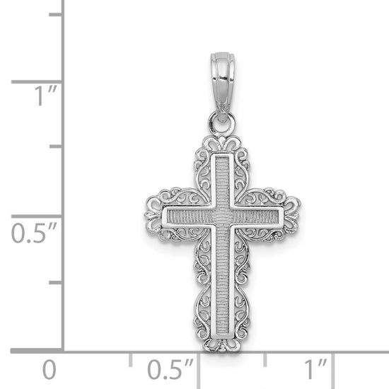 Gold Filigree Cross Pendant