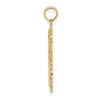 Gold Filigree Cross Pendant