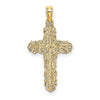 Gold Filigree Cross Pendant
