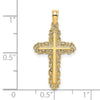 Gold Filigree Cross Pendant