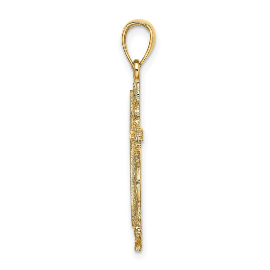 Gold Filigree Cross Pendant