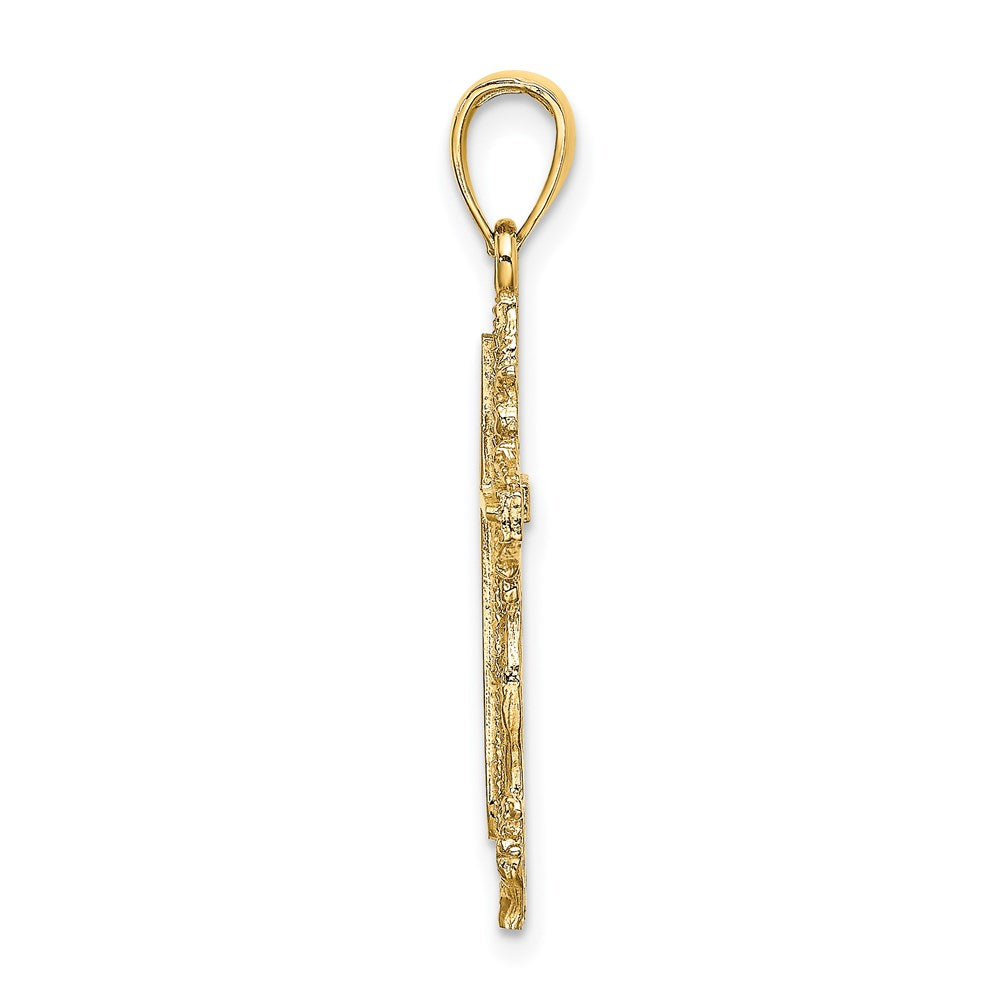 Gold Filigree Cross Pendant