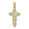 Gold Filigree Cross Pendant