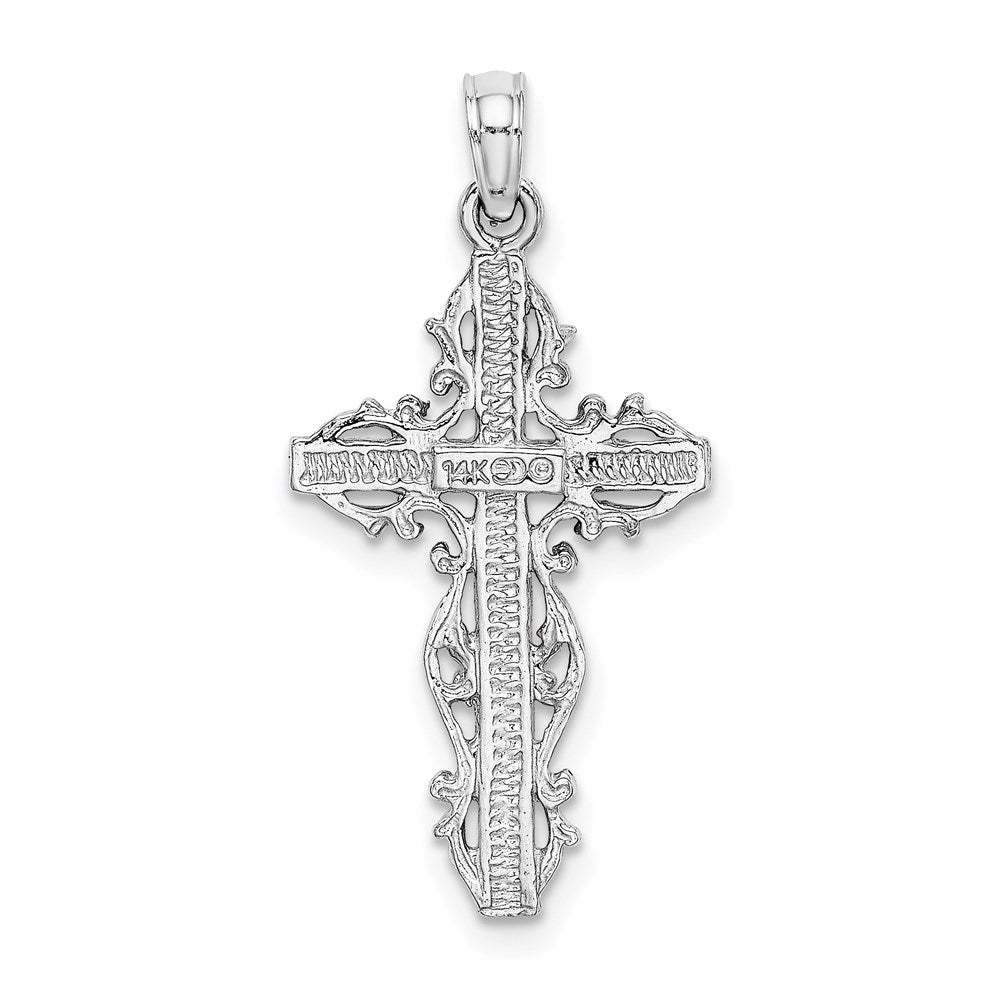 Gold Filigree Cross Pendant
