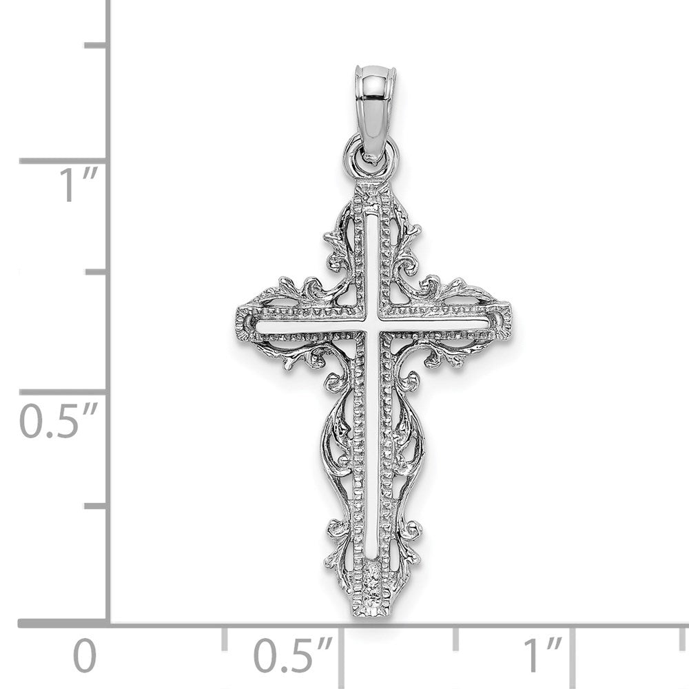 Gold Filigree Cross Pendant