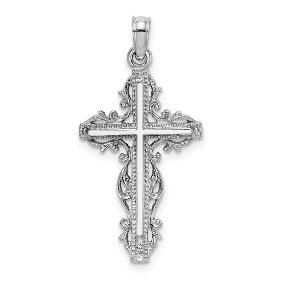 Gold Filigree Cross Pendant