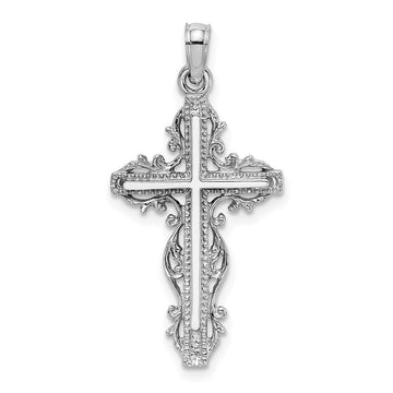 Gold Filigree Cross Pendant