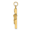 14K INRI Crucifix Charm