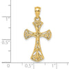14K Fancy Crucifix Charm
