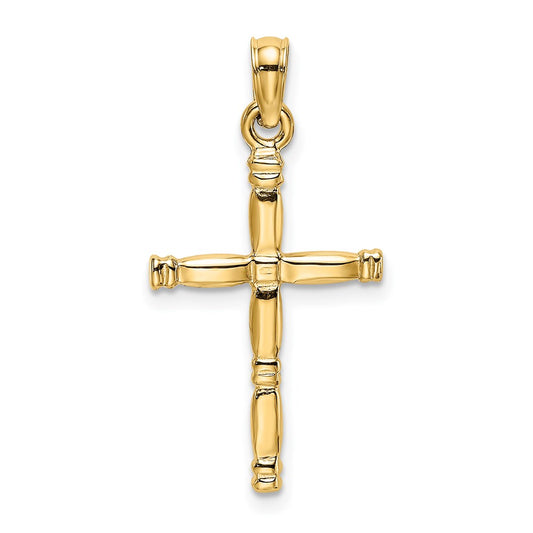 Gold Latin Cross Pendant